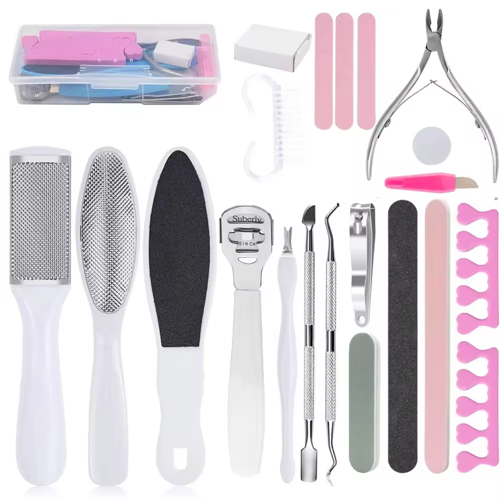 🧖🏽♀️✨ Kit Manucure & Pédicure Professionnel – 20 Pièces