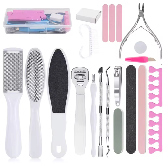 🧖🏽‍♀️✨ Kit Manucure & Pédicure Professionnel – 20 Pièces